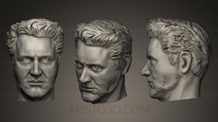 Busts and bas-reliefs of famous people (BUSTC_0619) 3D model for CNC machine